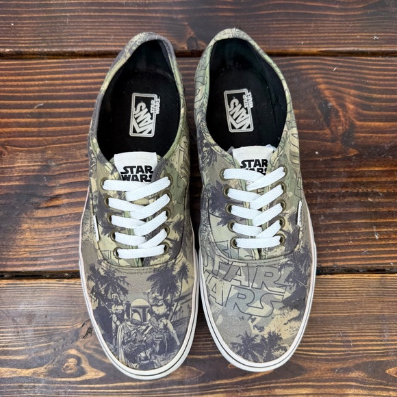 Vans x Star Wars Authentic Boba Fett Camo Sneakers – Men’s Size 11 - Picture 6 of 10